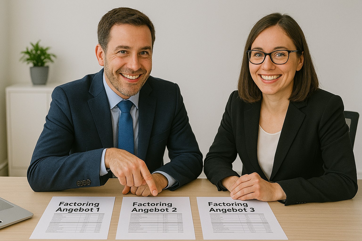 Factoring-mit-Dreiervereinbarung